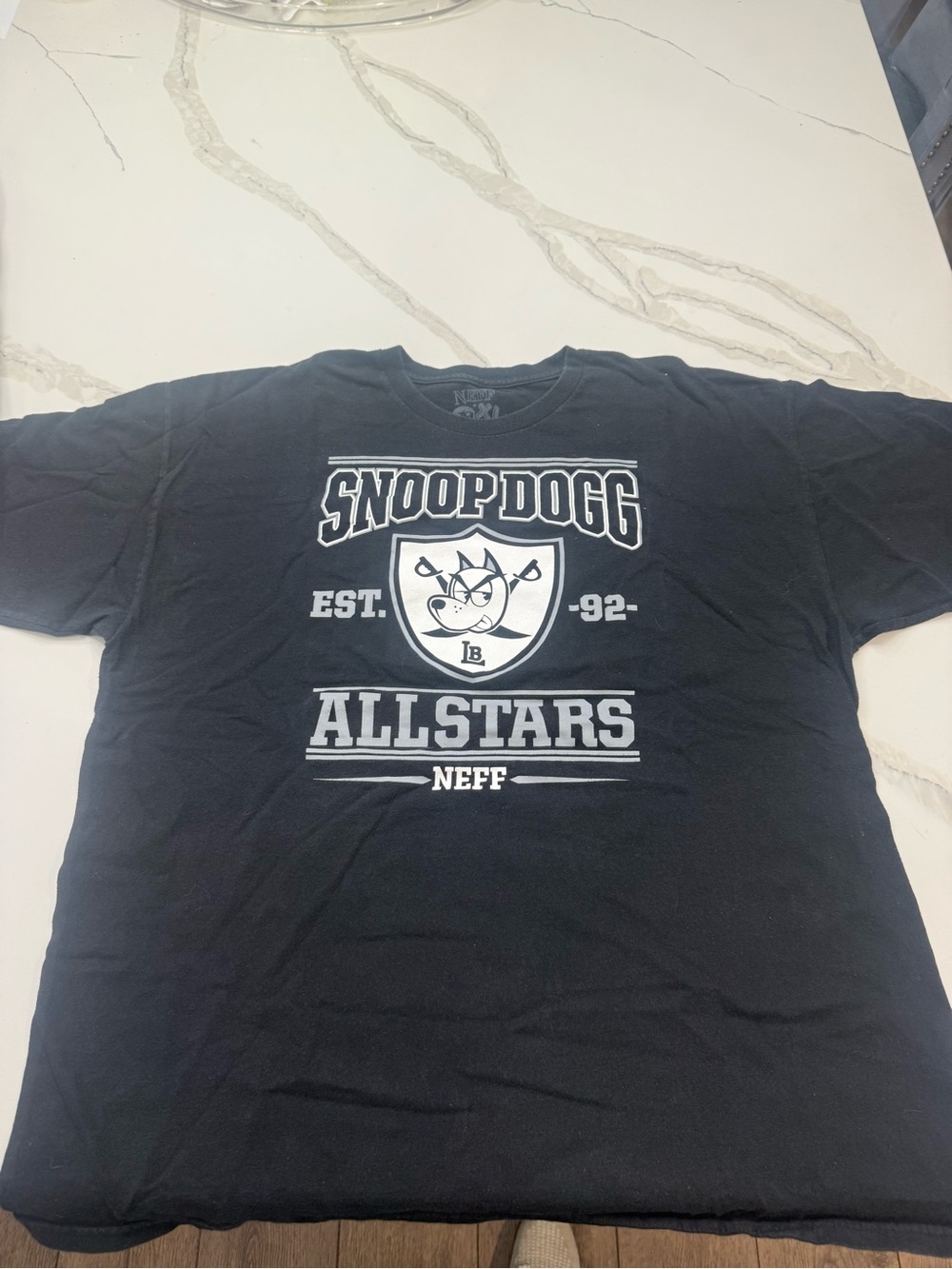 Neff Snoop Dogg AllStars Graphic Tee - Black